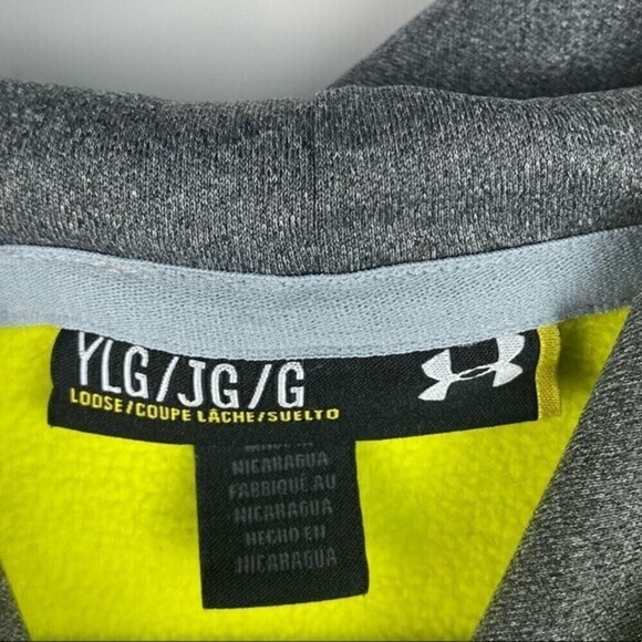 Under Armour Storm Sweater Youth Boys Large Hooded Pullover Sweater - Picture 6 of 6